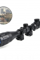 4-12x40 Aoeg  Dürbünü Mil Dot Kırmızı - Yeşil Lens Koruyucu ( Lisinya )