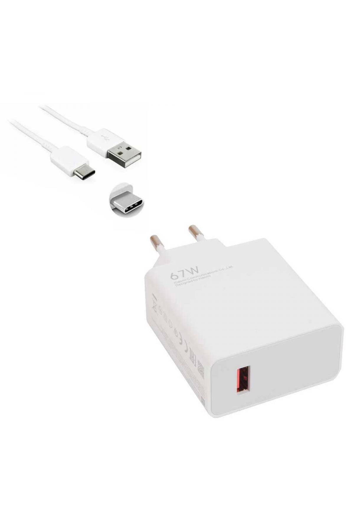 67w Usb To Type-c Şarj Cihazı - Şarj Kablosu ( Lisinya )