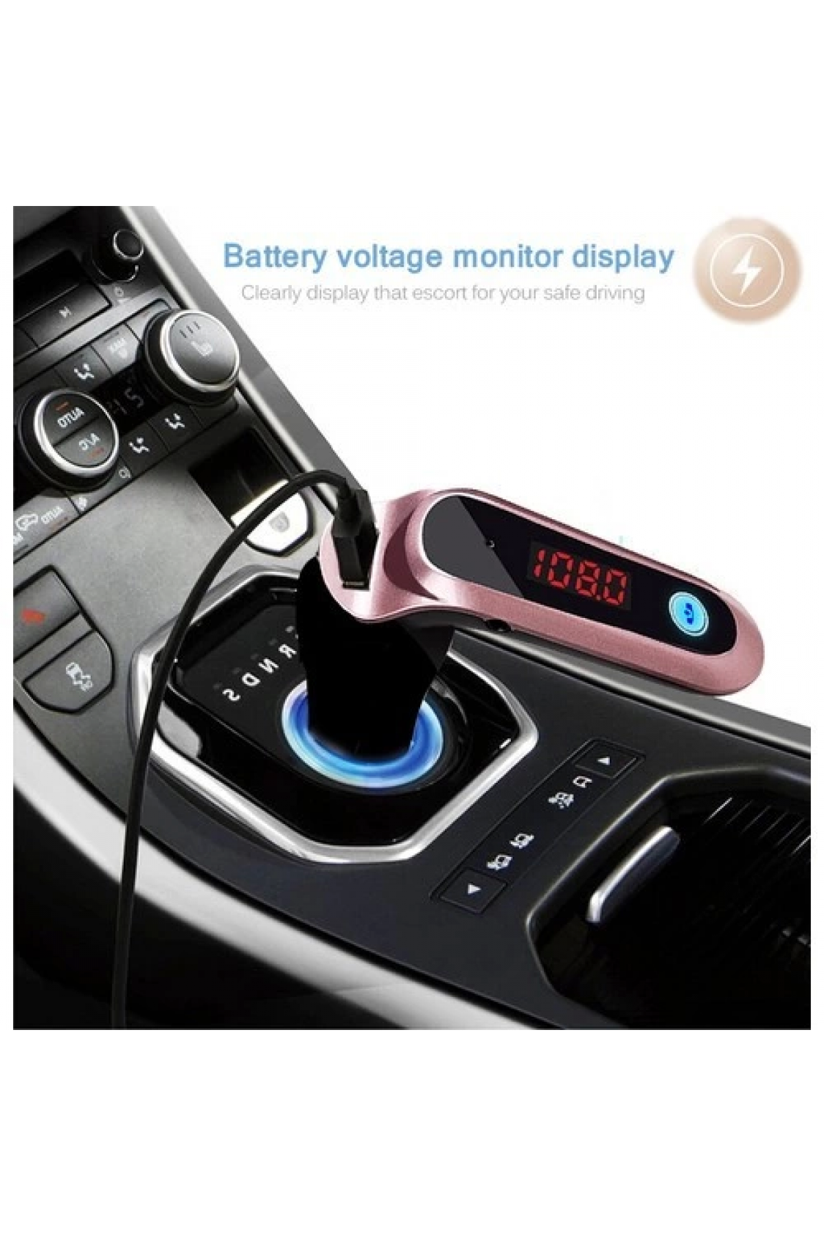 Cars7 Bluetooth Hafıza Kart Girişli 4.0 Araç Kiti Çakmaklık Mp3 Fm Transmitter ( Lisinya ) Cars7 Bluetooth Hafıza Kart Girişli 4.0 Araç Kiti Çakmaklık Mp3 Fm Transmitter ( Lisinya )