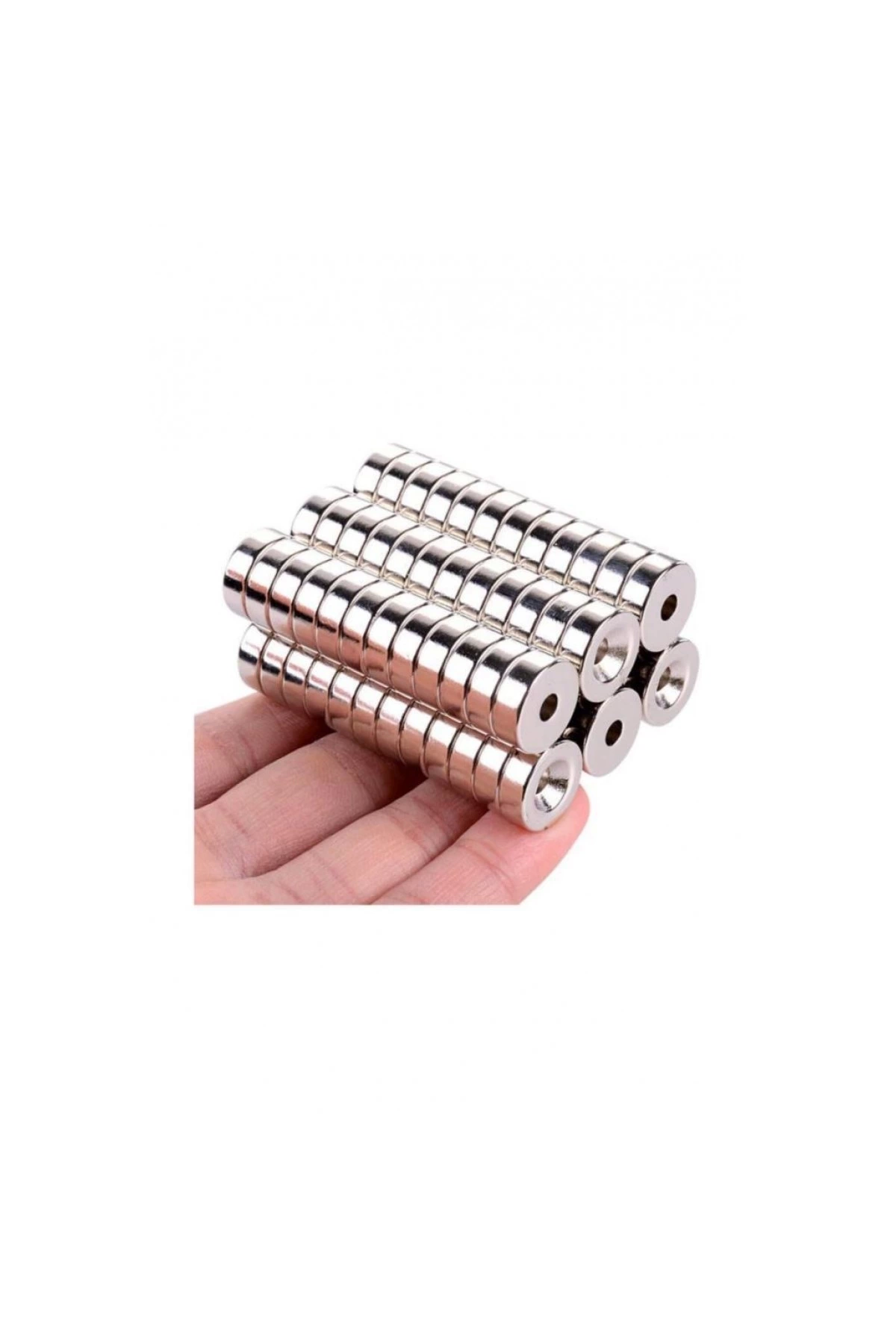 25x10-5.5x5 Mm Neodyum Mıknatıs 2 Adet, Yuvarlak,n35 Nikel Kaplamalı Kaliteli Ve Dayanıklı Ürün ( Lisinya )