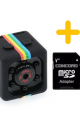Mini SQ11 Kamera Full Hd Mikro Gizli Araç Kamerası Gece Görüşlü Taşınabilir Güvenlik Kaydedici 32gb Hafıza Kartı Hediyeli ( Lisinya )
