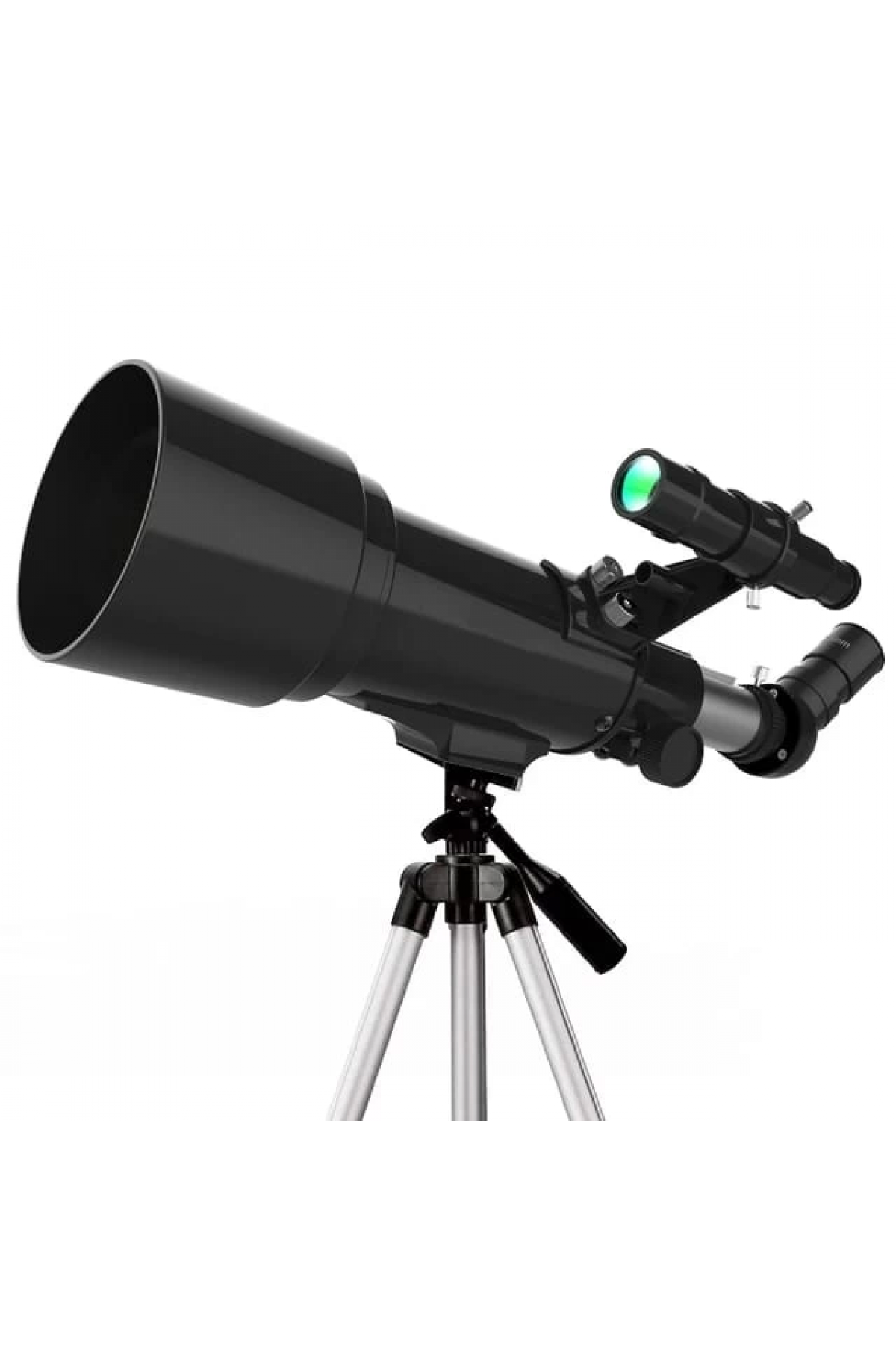 400x70mm Açıklıklı Refrakter Teleskoplar (15x-150x), Telefon Adaptörlü Reflex ( Lisinya )