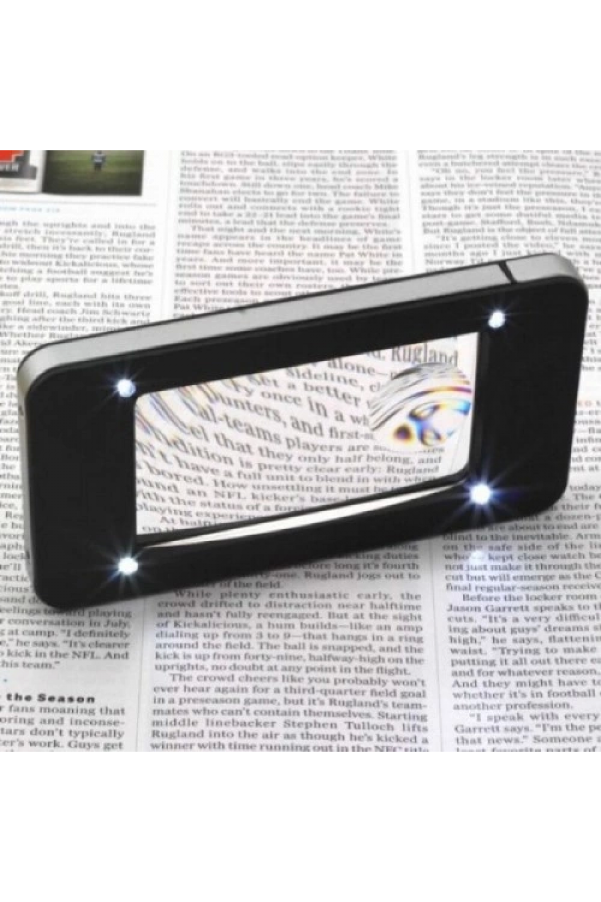 -iphone  Şekli Led Işıkları Ile Led Aydınlatmalı,3x-5x,okuma Büyüteç ( Lisinya )