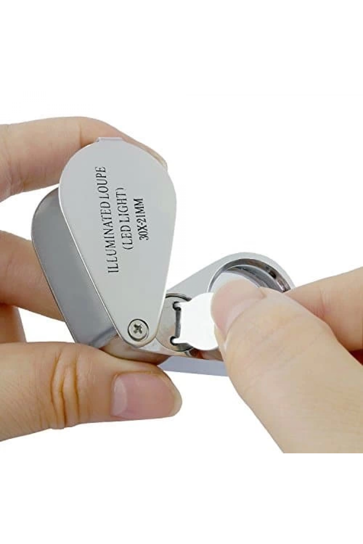 - Kontrol, Için Özel Kutulu Metal Işıklı Lup 30x21 ( Lisinya )