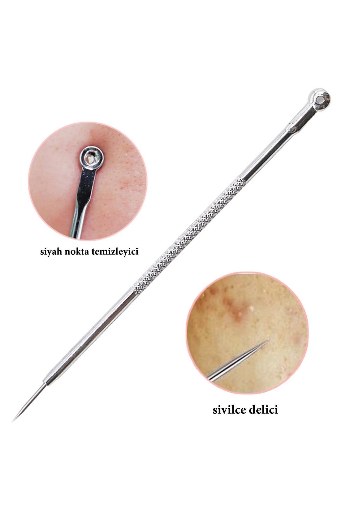 Paslanmaz Çelik Siyah Nokta Sivilce Ve Akne Temizleyici Set 3'lü Kit ( Lisinya ) Paslanmaz Çelik Siyah Nokta Sivilce Ve Akne Temizleyici Set 3'lü Kit ( Lisinya )