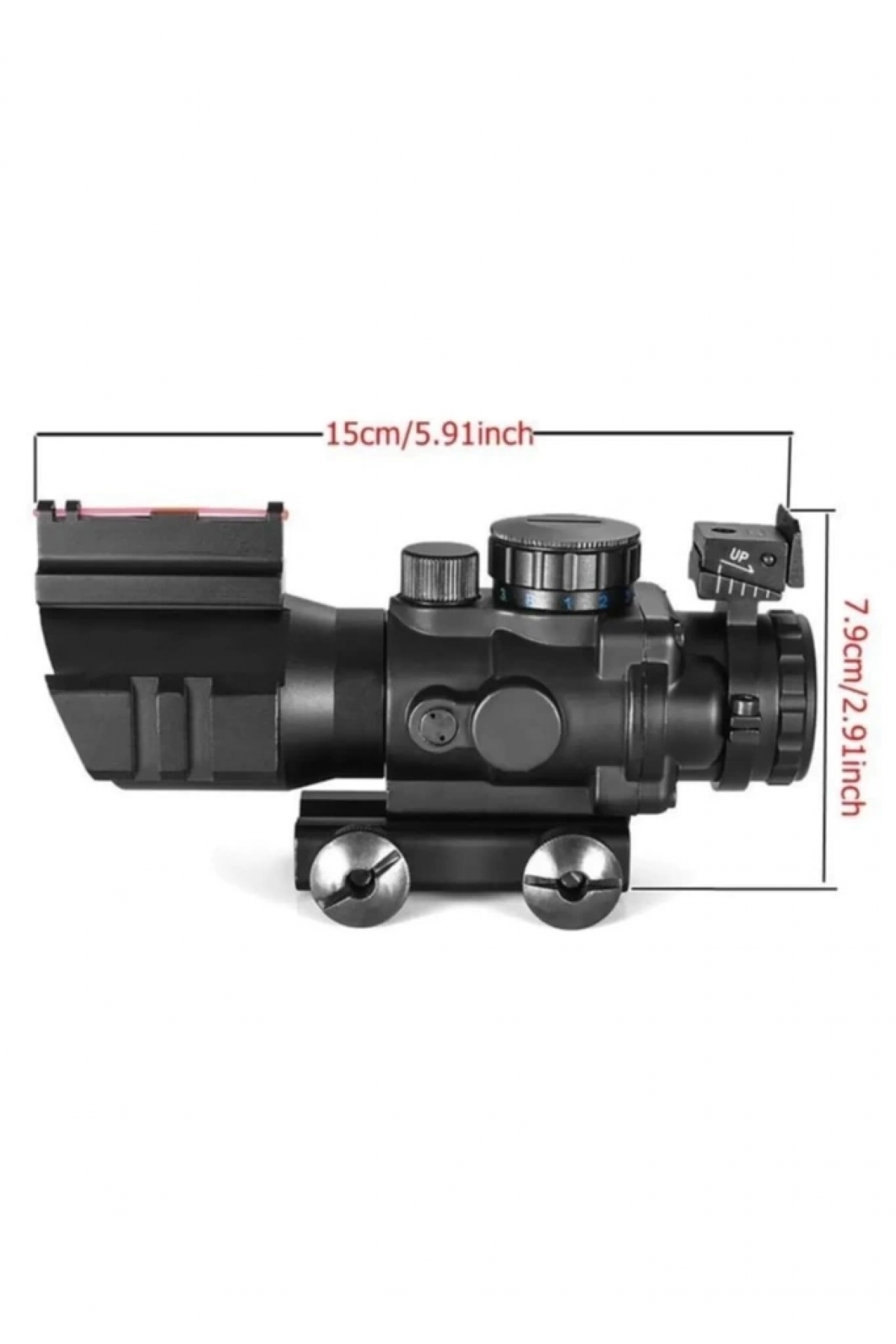 Spıke 4x32 Kırmızı Işıklı  Dürbünü 4x32 ( Lisinya )