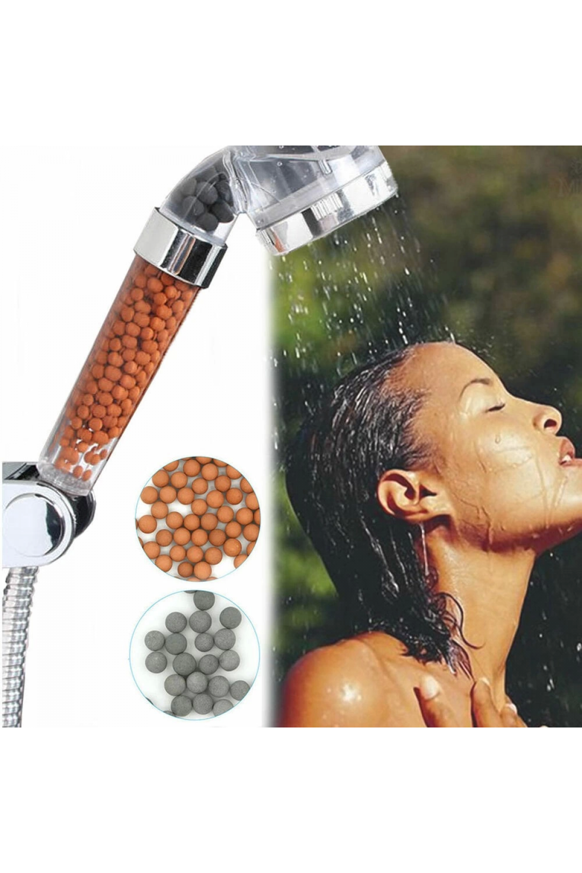 Su Arıtmalı Duş Başlığı Tasarruflu Boncuklu Banyo Duş Başlığı ( Lisinya ) Su Arıtmalı Duş Başlığı Tasarruflu Boncuklu Banyo Duş Başlığı ( Lisinya )