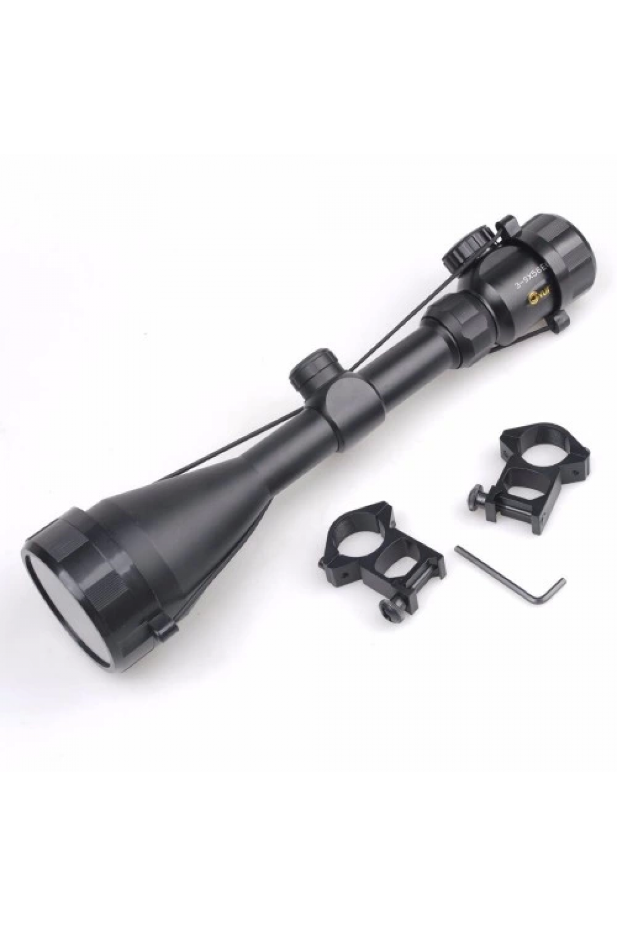 3-9x56eg  Dürbünü Çift Işık Kırmızı,yeşil Kaynaklı Zoomlu ( Lisinya )