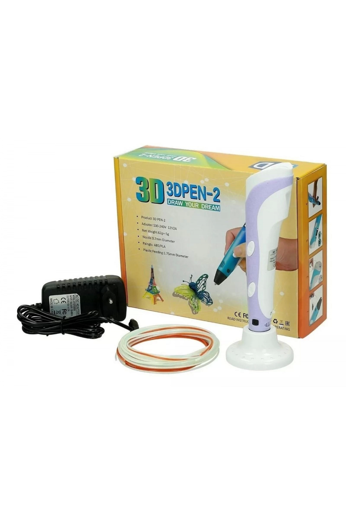 Üç Boyutlu Yazıcı 3d Kalem Pen Printer ( Lisinya )