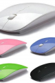 Ultra İnce Usb Bilgisayar Pc Dizüstü Masaüstü Kablosuz Mouse (beyaz) ( Lisinya )