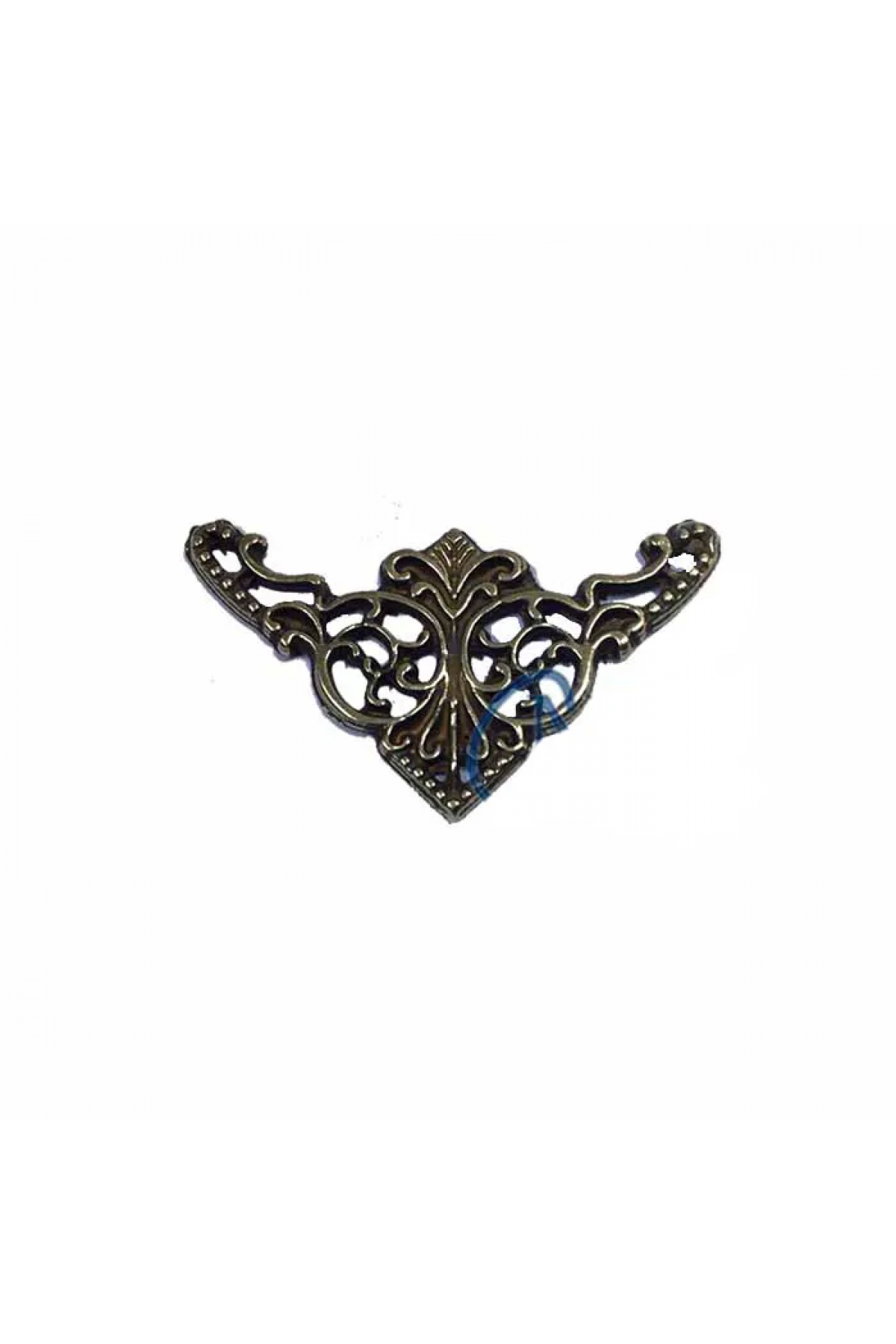 Dekoratif Köşe Süsü, Köşelik - Küçük, 19x34mm, Antik, 1 Adet - Lisinya