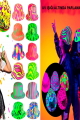 Farklı Desenlerde Plastik Neon Uv Işık Parti Şapkası 1 Adet - Lisinya Farklı Desenlerde Plastik Neon Uv Işık Parti Şapkası 1 Adet - Lisinya