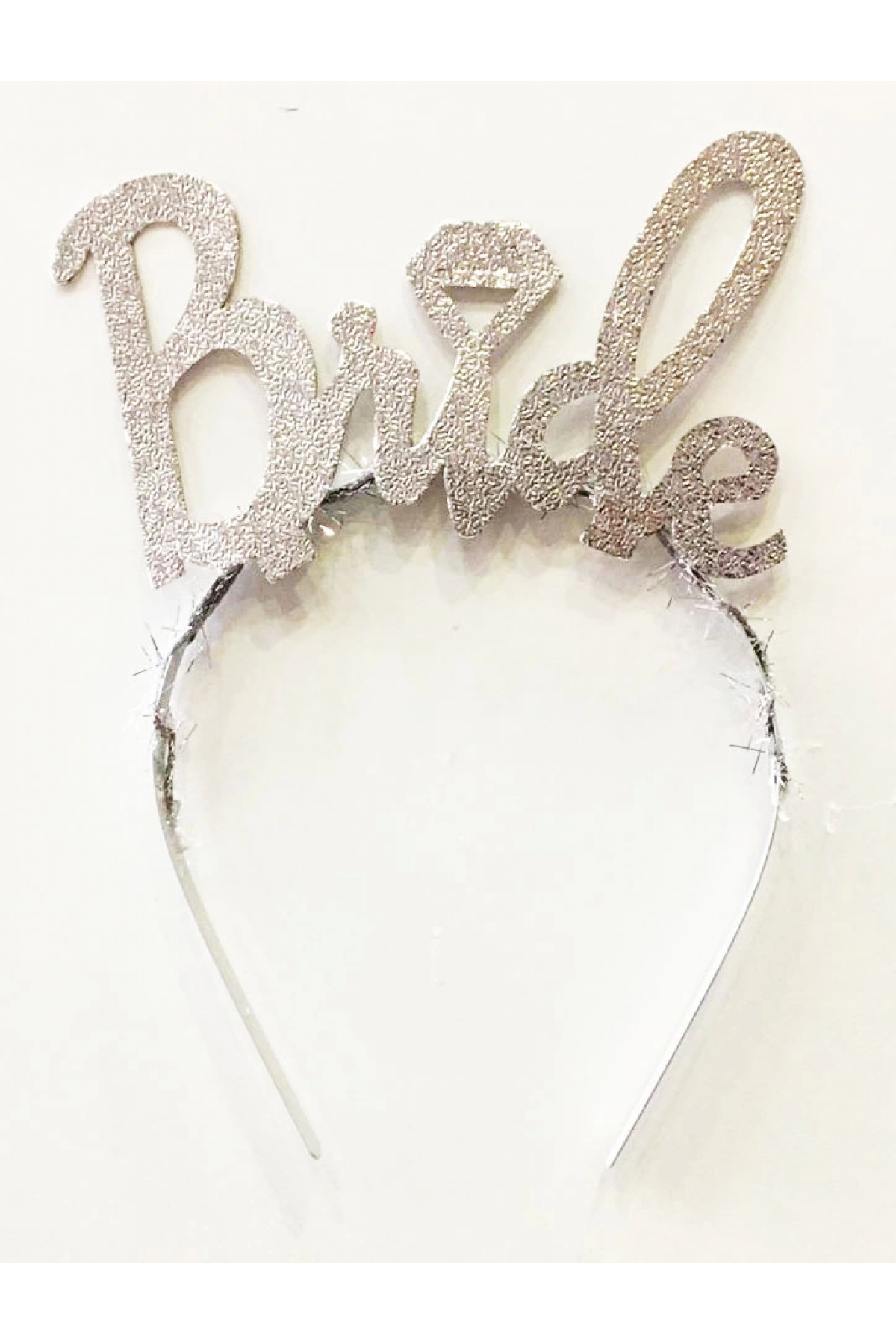 Gümüş Renk Bekarlığa Veda İtalik Yazı Alyanslı Bride Taç - Lisinya Gümüş Renk Bekarlığa Veda İtalik Yazı Alyanslı Bride Taç - Lisinya