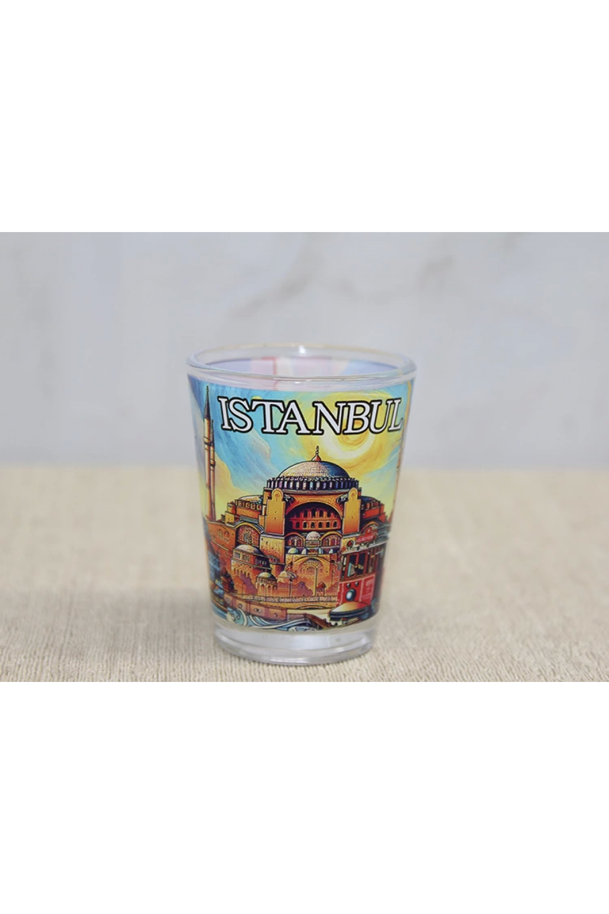 İstanbul Temalı Cam Shot Bardak Alk4356 - Lisinya