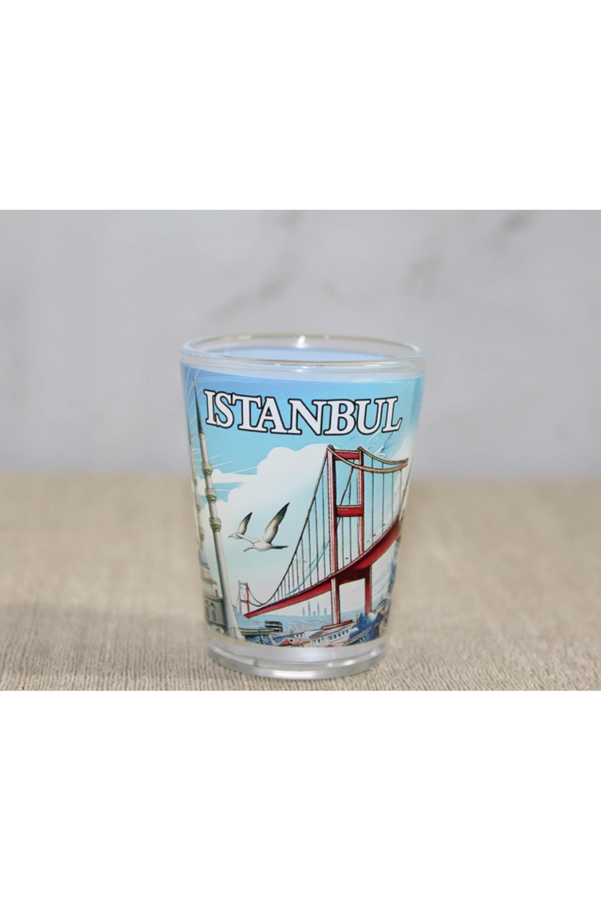 İstanbul Temalı Cam Shot Bardak Alk4357 - Lisinya