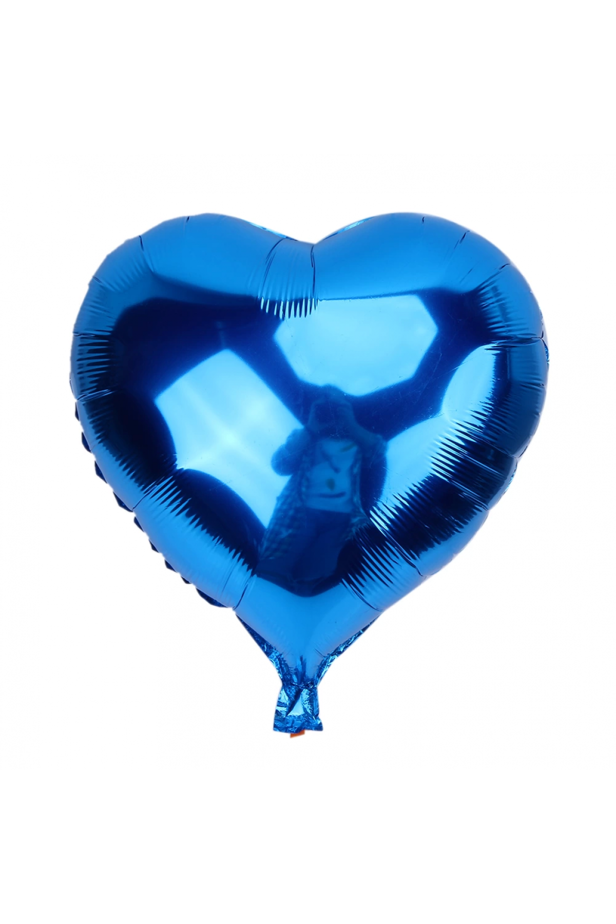 Kalp Balon Folyo Mavi 45 Cm 18 İnç - Lisinya