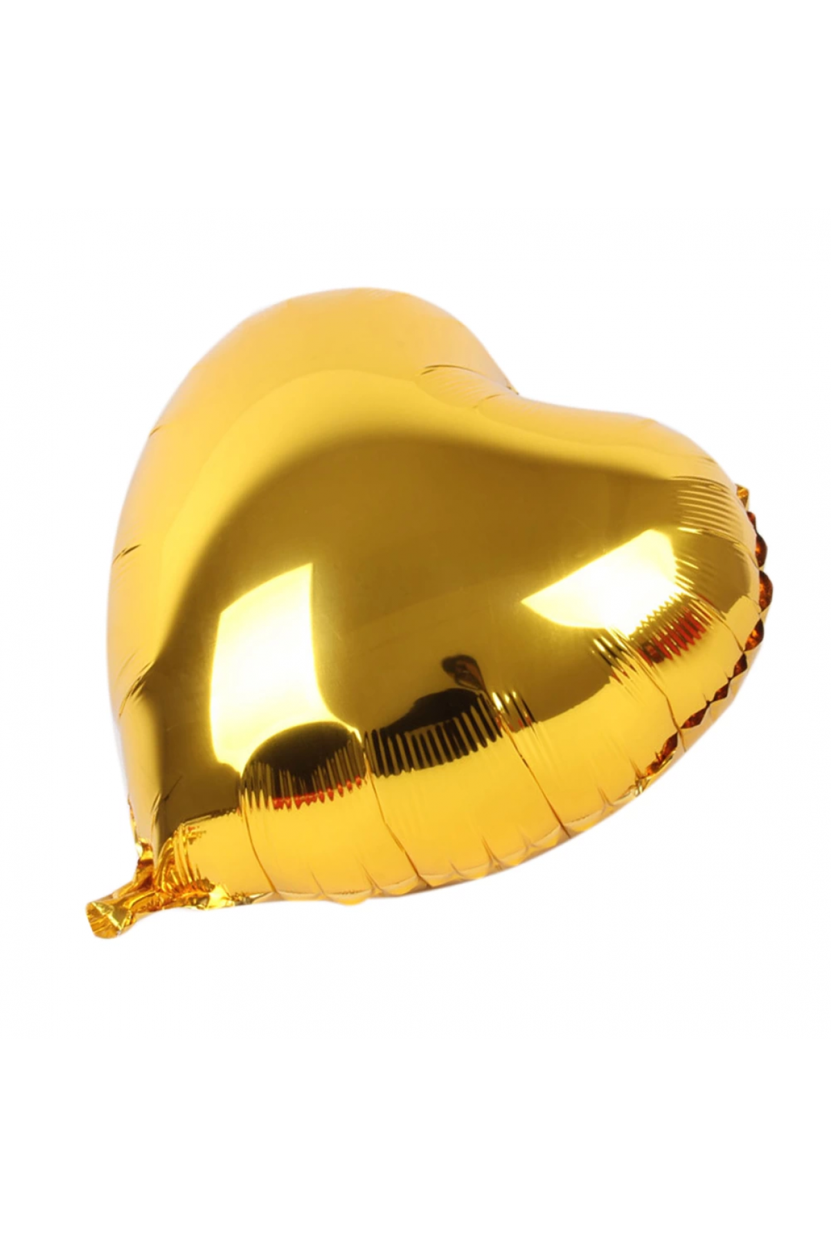 Kalp Balon Folyo Sarı 45 Cm 18 İnç - Lisinya