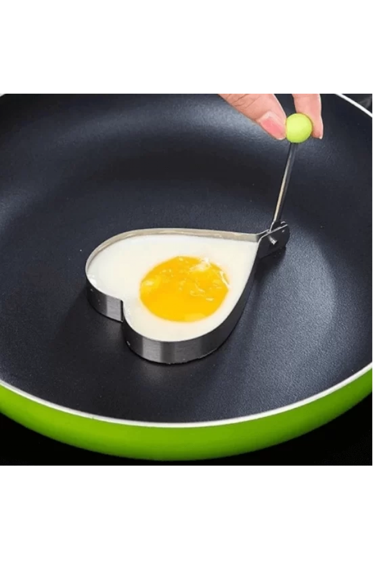 Metalik Kalp Şeklinde Metal Omlet Yumurta Ve Krep Kalıpları - Lisinya Metalik Kalp Şeklinde Metal Omlet Yumurta Ve Krep Kalıpları - Lisinya