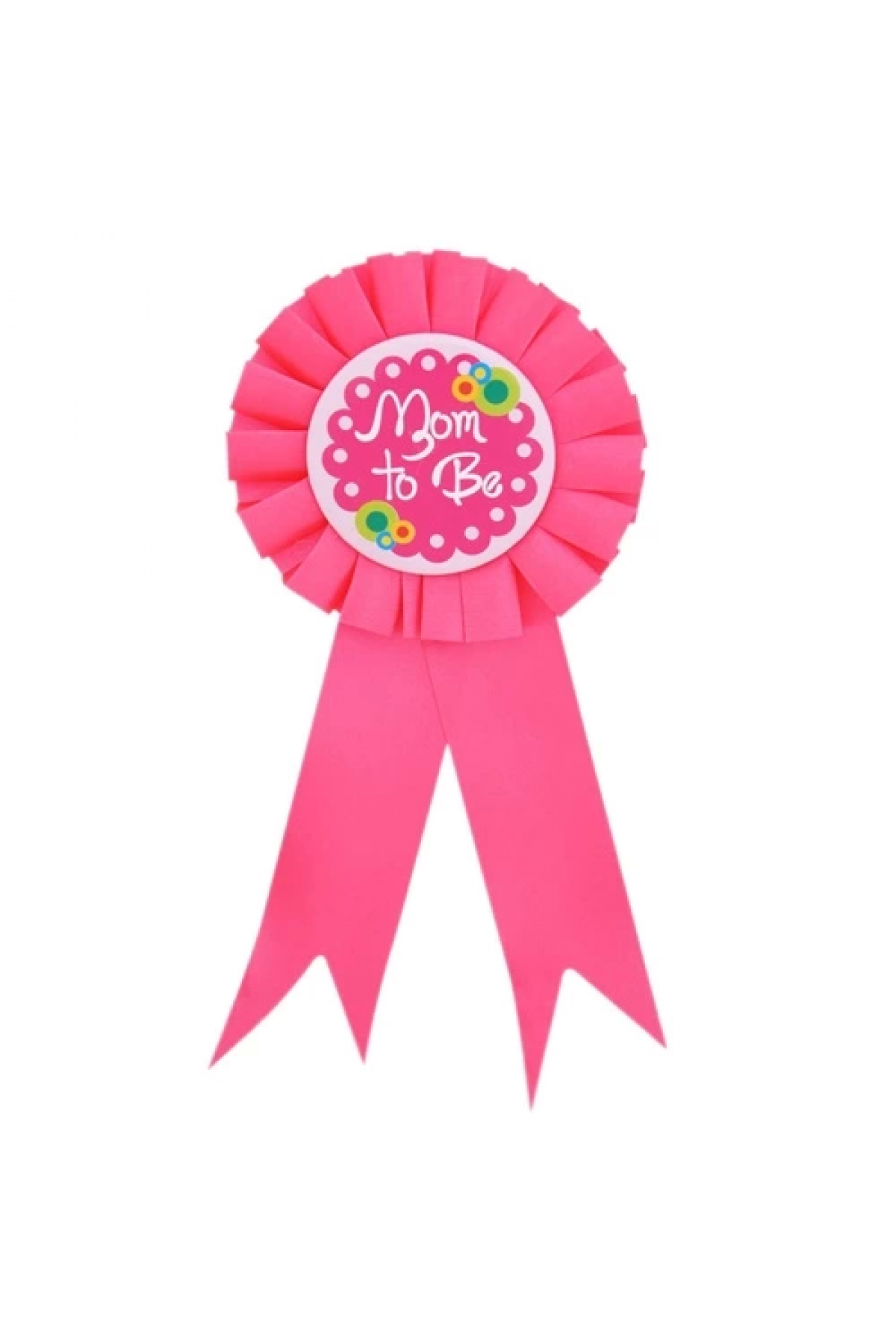 Mom To Be Yazılı Rozet Pembe Renk - Lisinya