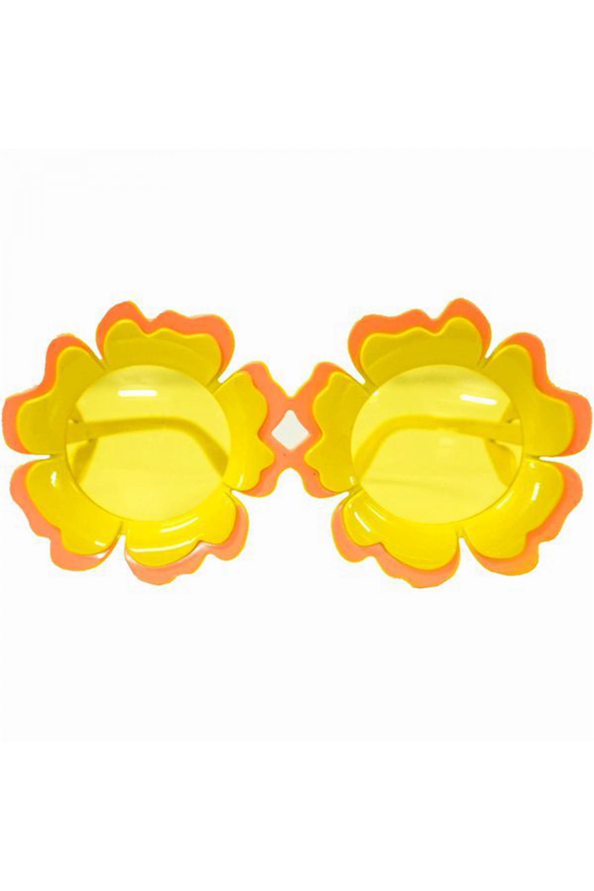 Papatya Şekilli Turuncu Sarı Renkli Hawaii Konsept Parti Gözlüğü 15x7 Cm - Lisinya Papatya Şekilli Turuncu Sarı Renkli Hawaii Konsept Parti Gözlüğü 15x7 Cm - Lisinya