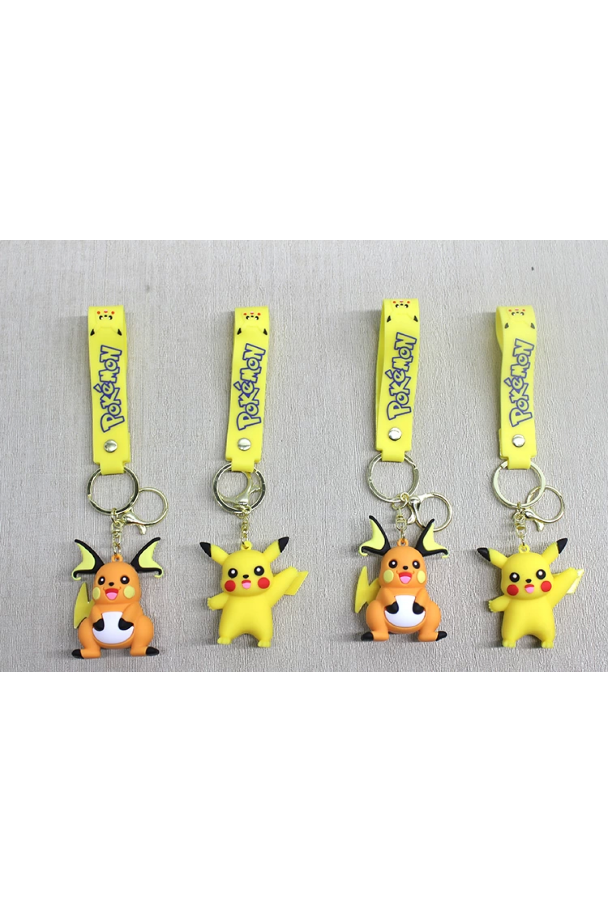 Pikachu Silikon Anahtarlık Alk4252 - Lisinya