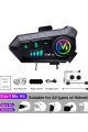 ﻿y10 2x Motosiklet Kask İntercom Çift Eşleşme Rgb Işıklı Bluetooth Kulaklık 5,3 - Lisinya