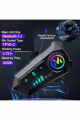 ﻿y10 2x Motosiklet Kask İntercom Çift Eşleşme Rgb Işıklı Bluetooth Kulaklık 5,3 - Lisinya