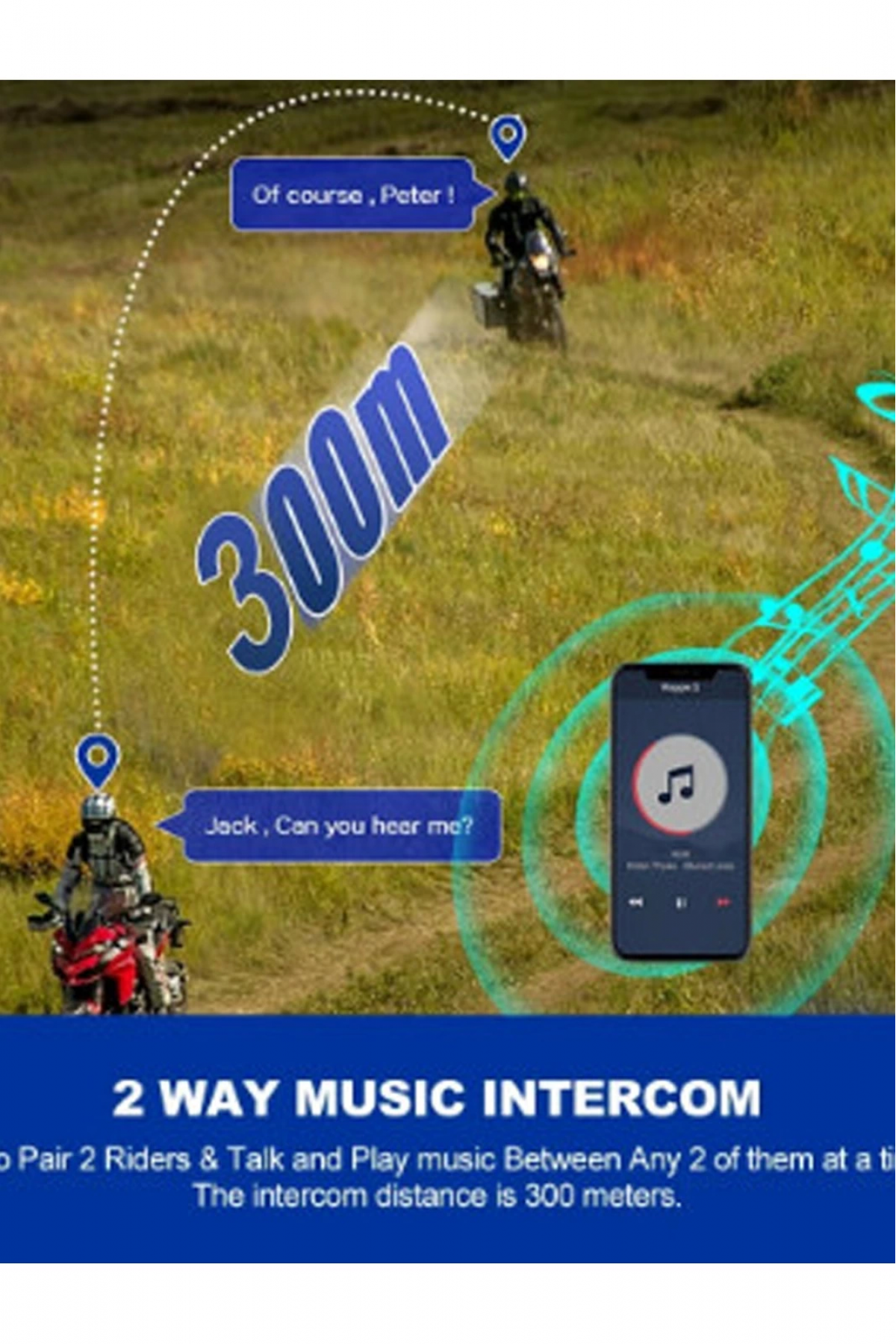 ﻿y10 2x Motosiklet Kask İntercom Çift Eşleşme Rgb Işıklı Bluetooth Kulaklık 5,3 - Lisinya