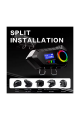 Y30 Kask Kulaklık Bluetooth Motosiklet Kulaklık Rgb Radyolu Intercom - Lisinya