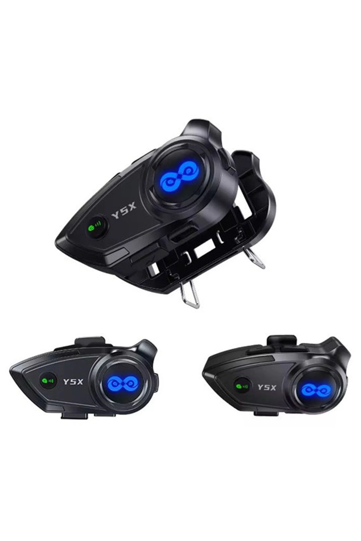 Y5x Rgb Işıklı Intercom 5 Kişi Bağlantılı 1000mah Motosiklet Bluetooth Kulaklık Seti - Lisinya Y5x Rgb Işıklı Intercom 5 Kişi Bağlantılı 1000mah Motosiklet Bluetooth Kulaklık Seti - Lisinya