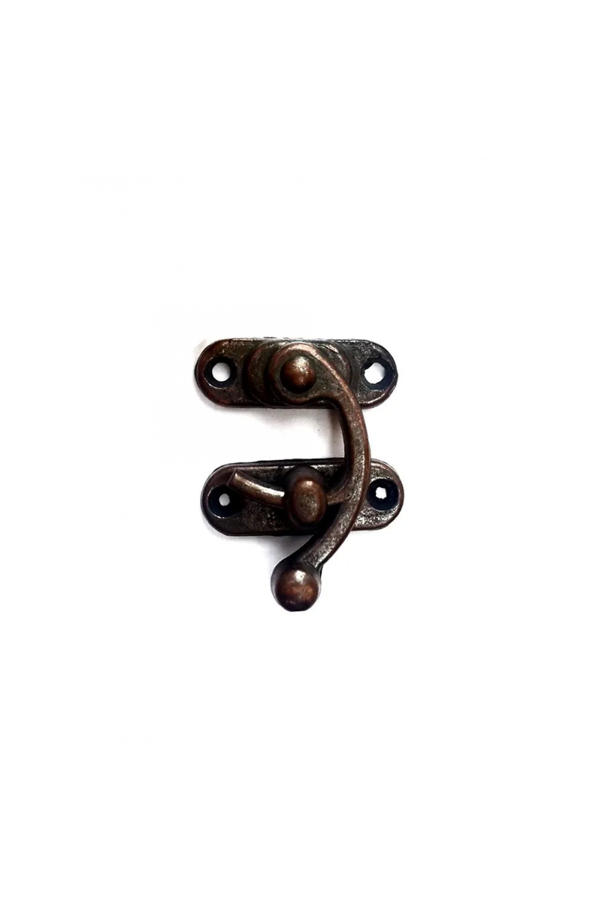 Yay Gözü, Ahşap Kutu Klipsi - Minik 20x24 Mm, Antik, 1 Adet - Lisinya
