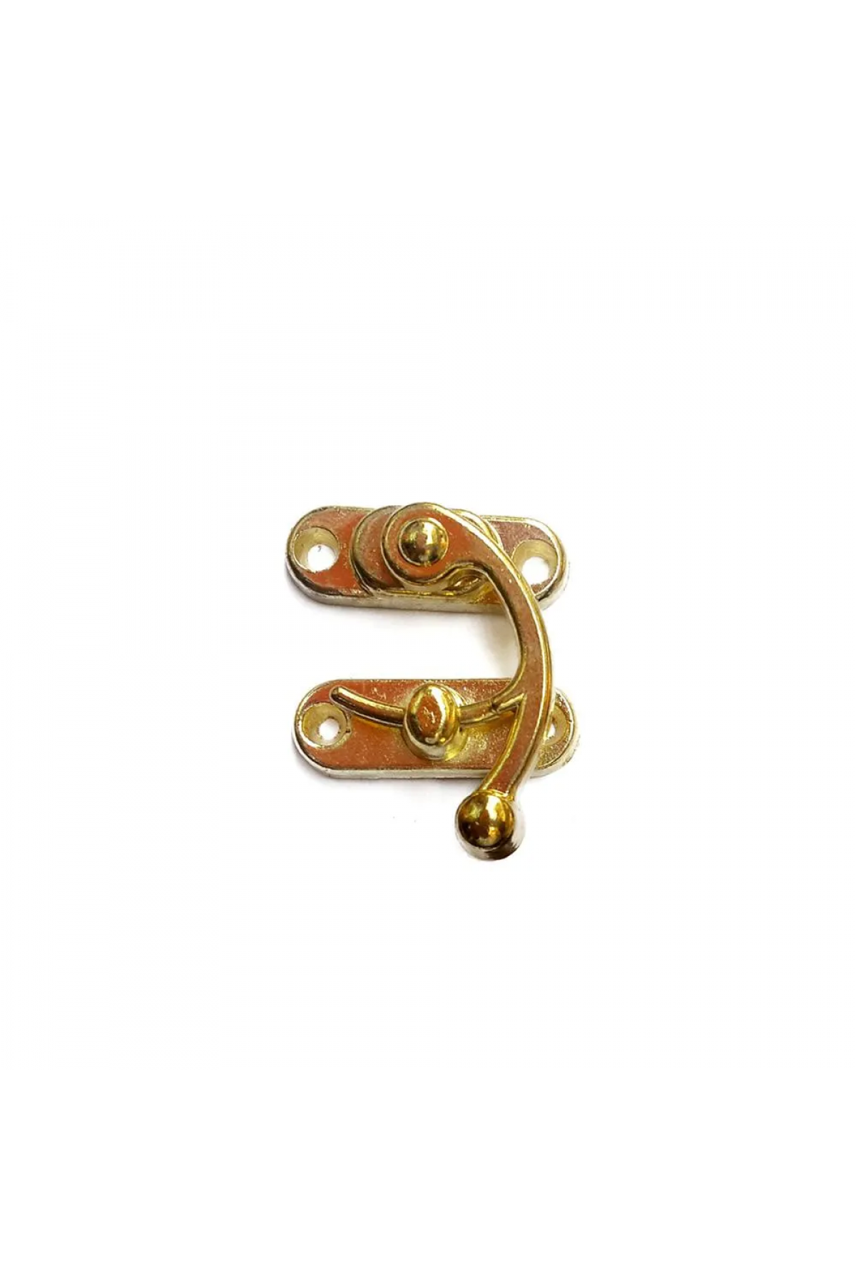 Yay Gözü, Ahşap Kutu Klipsi - Minik 20x24 Mm, Sarı, 1 Adet - Lisinya