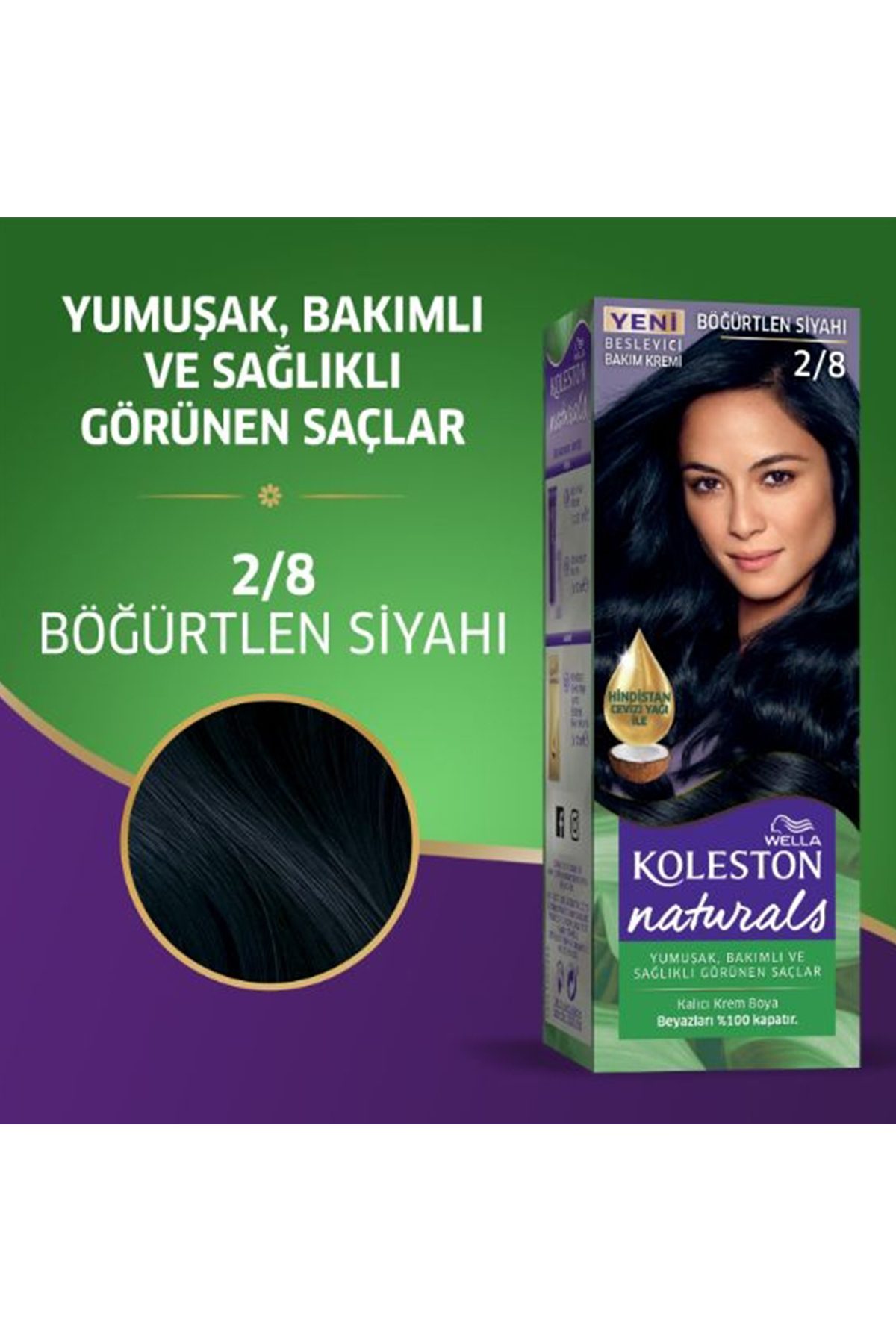 Naturals Saç Boyası Böğürtlen Siyahı 2/8 - Lisinya Naturals Saç Boyası Böğürtlen Siyahı 2/8 - Lisinya
