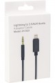 JH-023 IPHONE LIGHTNING TO 3.5 MM AUX STEREO ÇEVİRİCİ KABLO (4767) - Lisinya