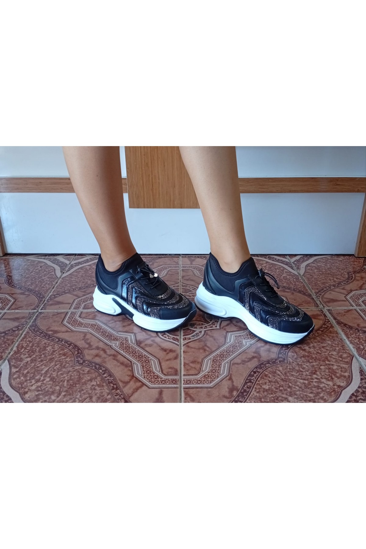 Kadın Spor Ayakkabı Siyah Renk Kadın Spor Ayakkabı Siyah Renk