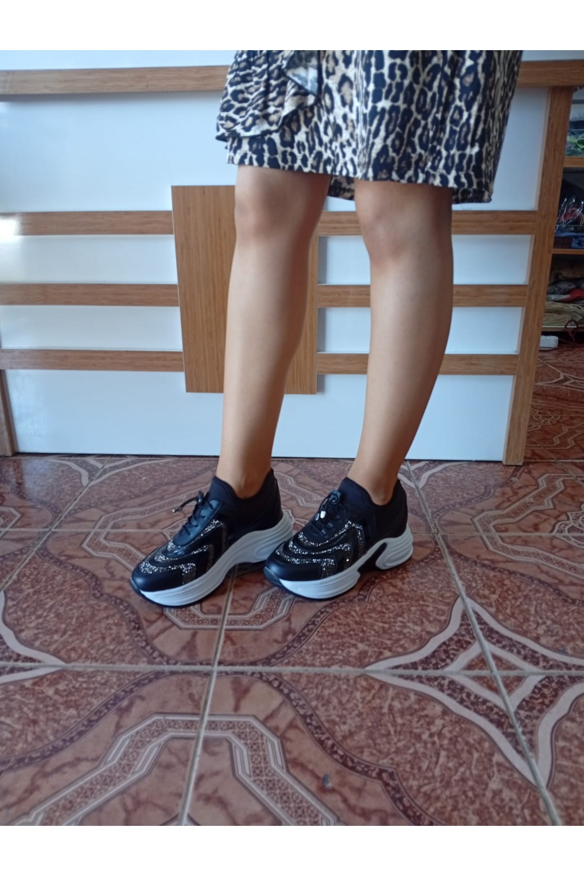 Kadın Spor Ayakkabı Siyah Renk Kadın Spor Ayakkabı Siyah Renk