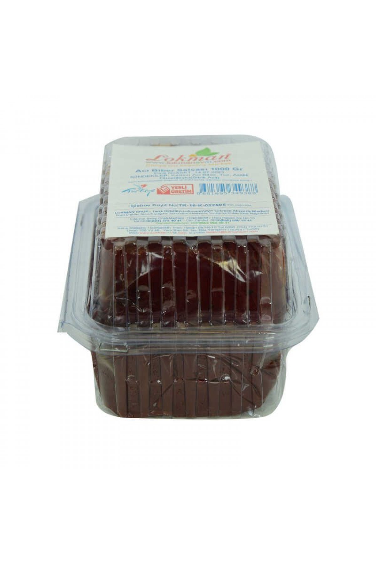 Lisinya214 Acı Biber Salçası 1000 Gr Paketli Kutulu
