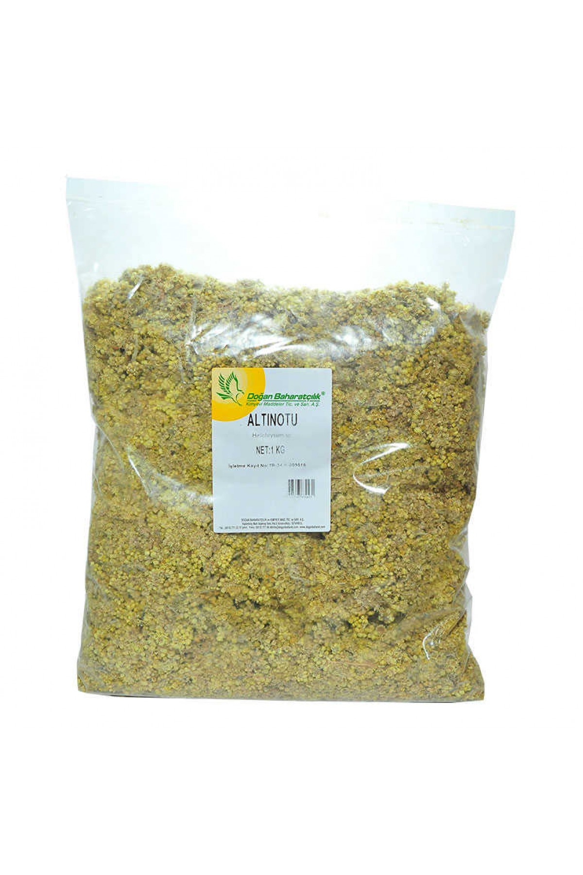 Lisinya214 Doğal Altın Çiçeği Otu 1000 Gr Paket