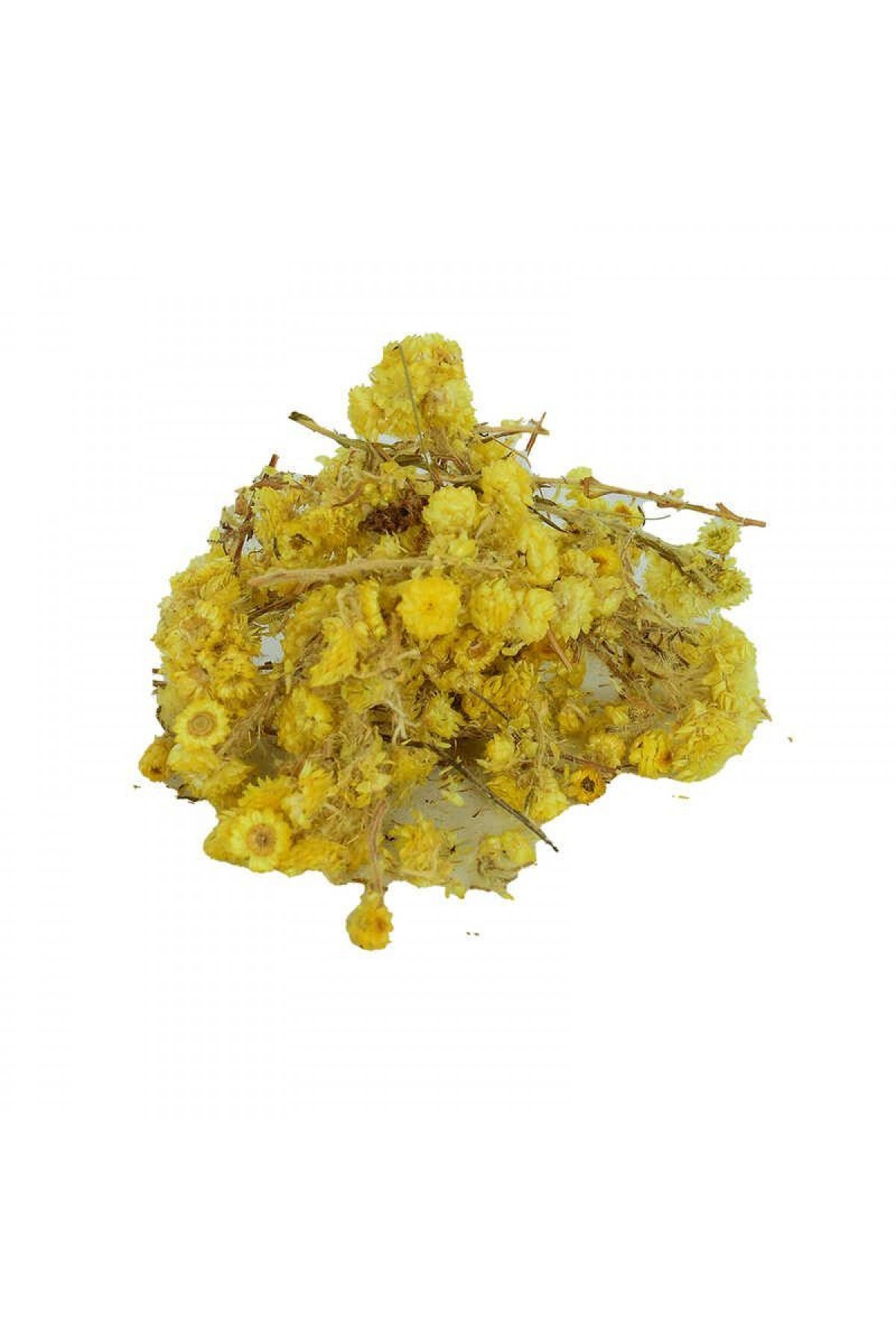 Lisinya214 Altın Otu Çiçeği Ölmez Çiçek Doğal 100 Gr Paket