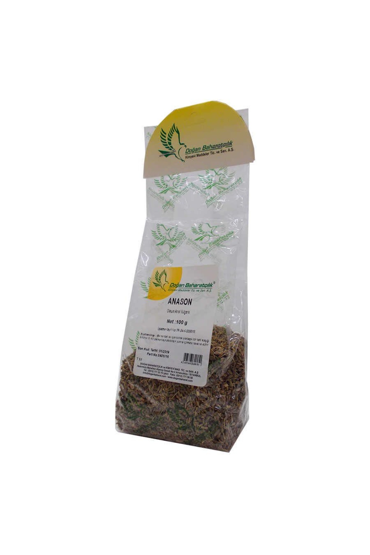 Anason Tohumu Doğal Tane 100 Gr Paket Lisinya214 Anason Tohumu Doğal Tane 100 Gr Paket