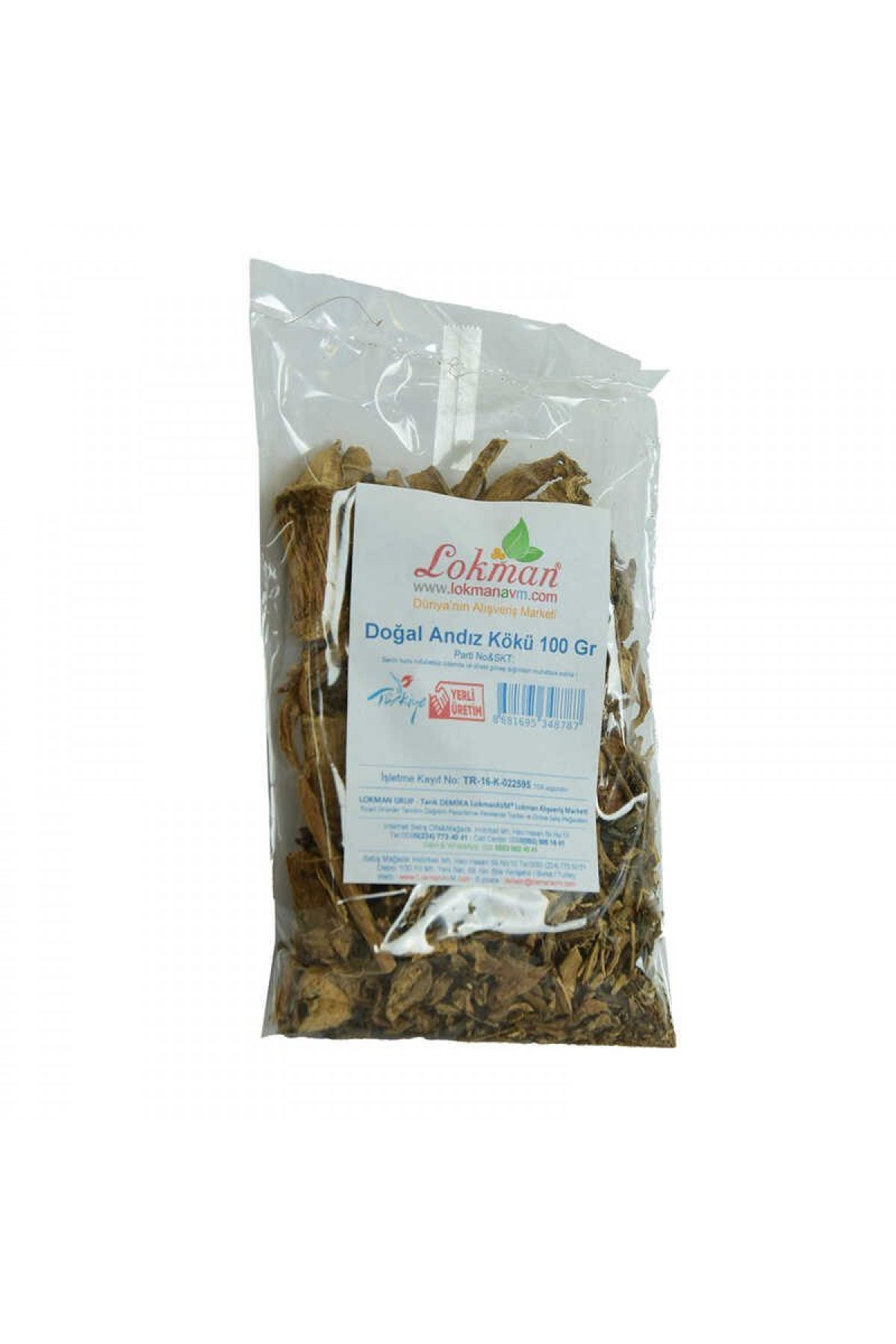 Lisinya214 Andız Kökü Doğal 100 Gr Paket