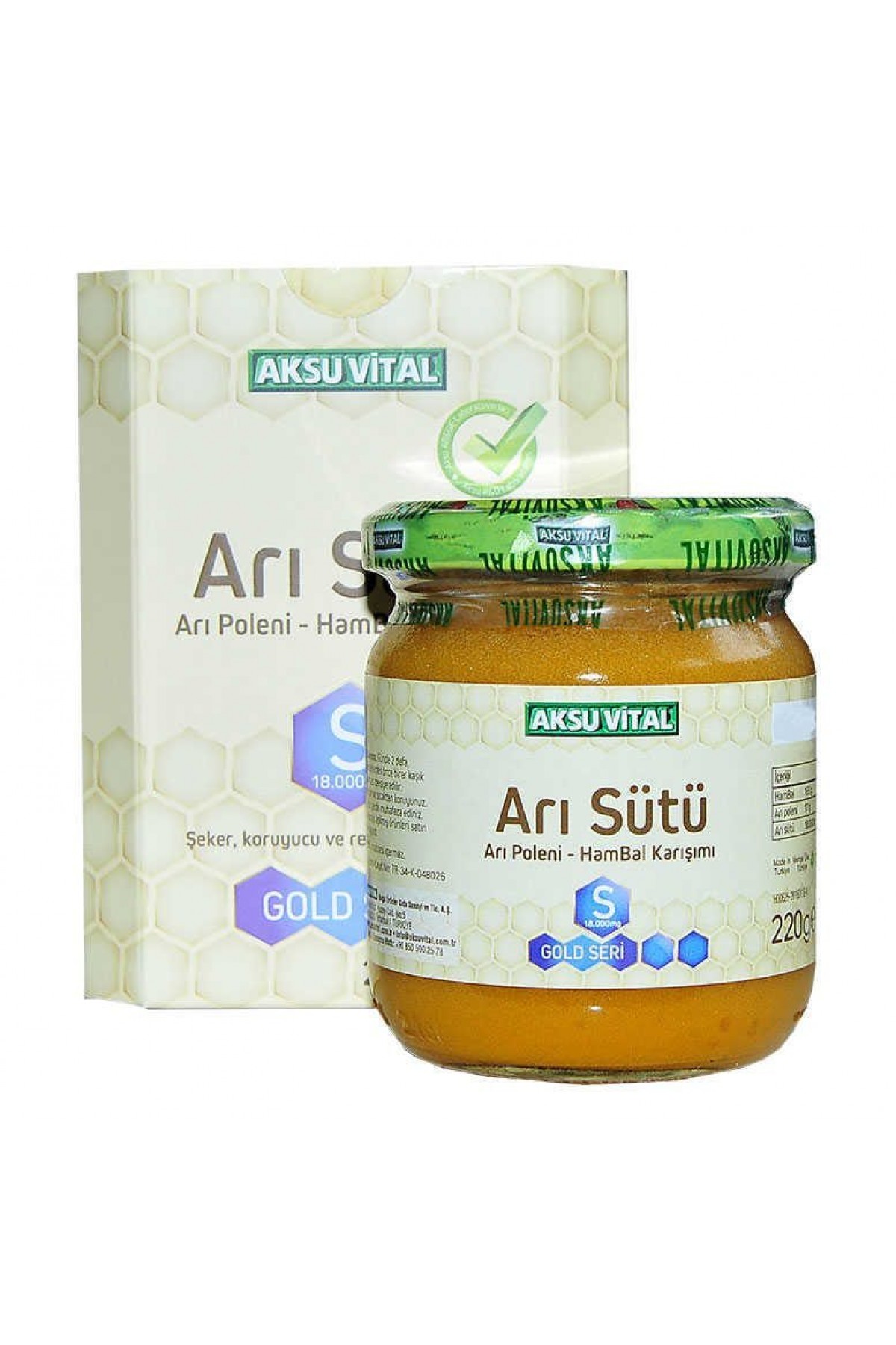 Lisinya214 Arı Sütü Polen Bal Karışımı 18.000 MG