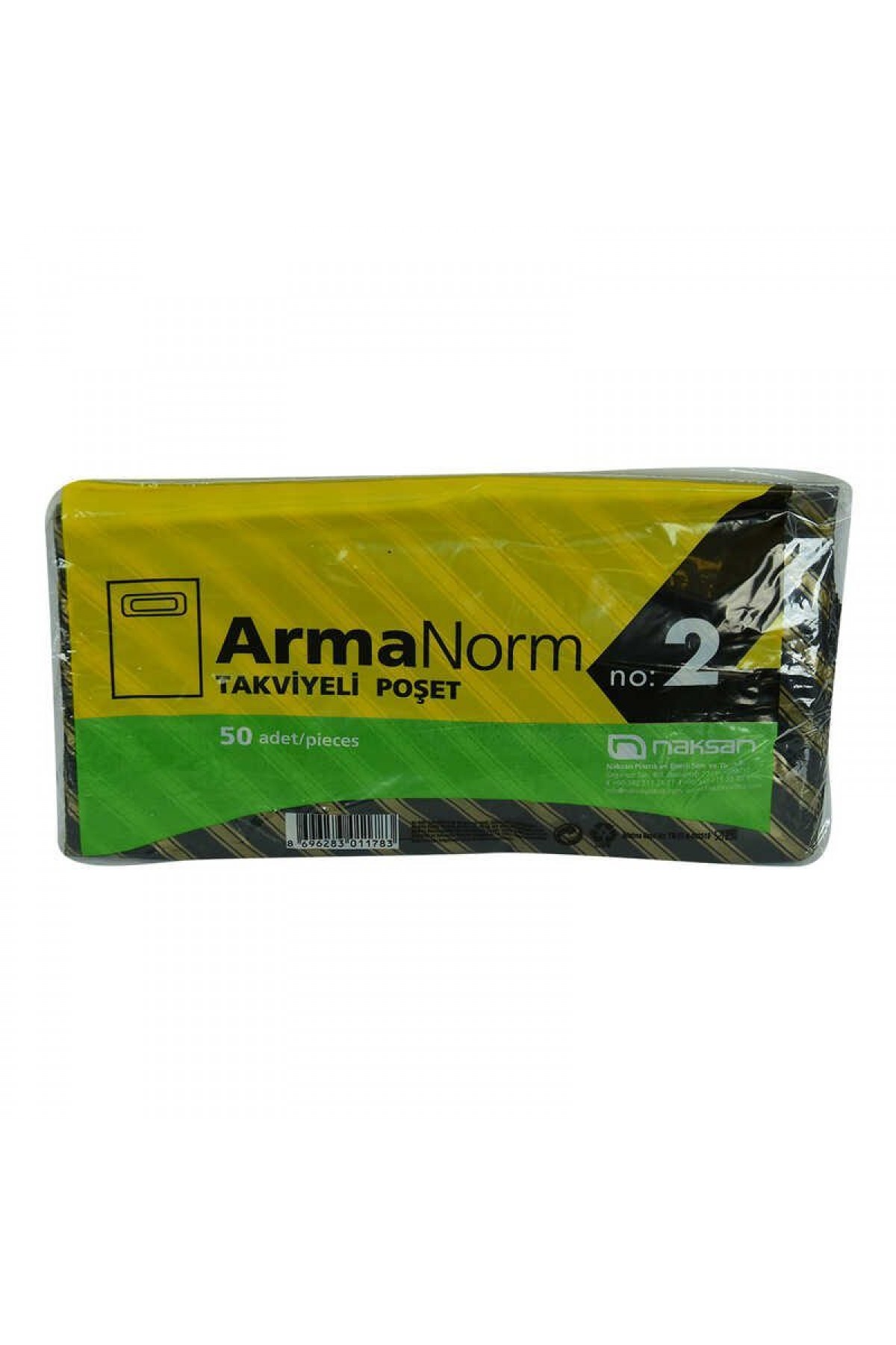 Lisinya214 ArmaNorm Takviyeli Çanta Poşet Karma Desen Renk 35X25 50 Adet No:2