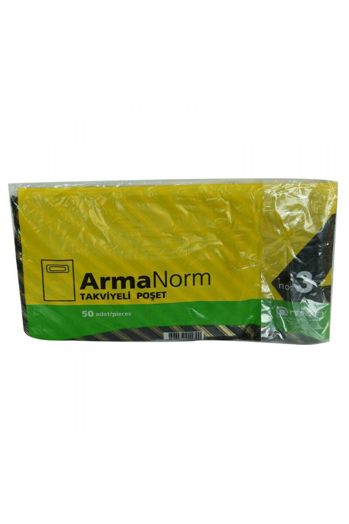 ArmaNorm Takviyeli Çanta Poşet Karma Desen Renk 42X32 50 Adet No:3