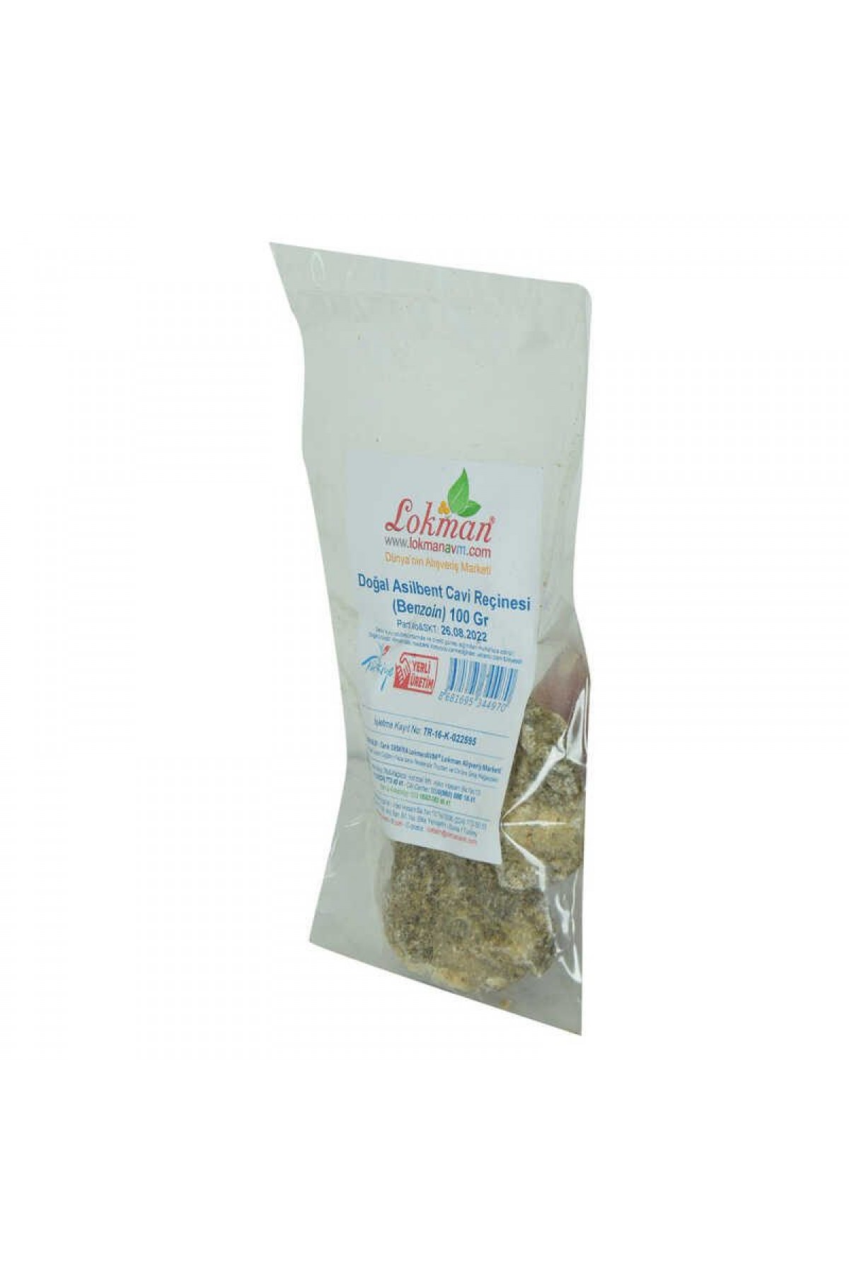 Lisinya214 Asilbent Cavi Reçinesi Doğal Benzoin 100 Gr Paket