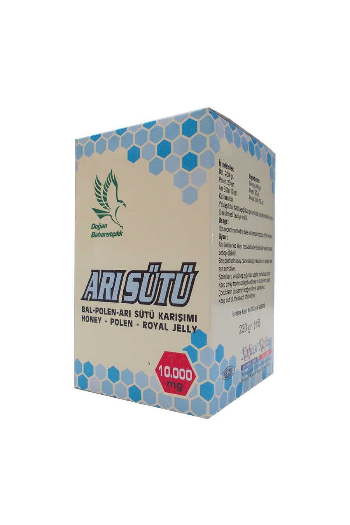 Lisinya214 Bal Polen Arı Sütü Karışımı Normal Doz 10000 Mg