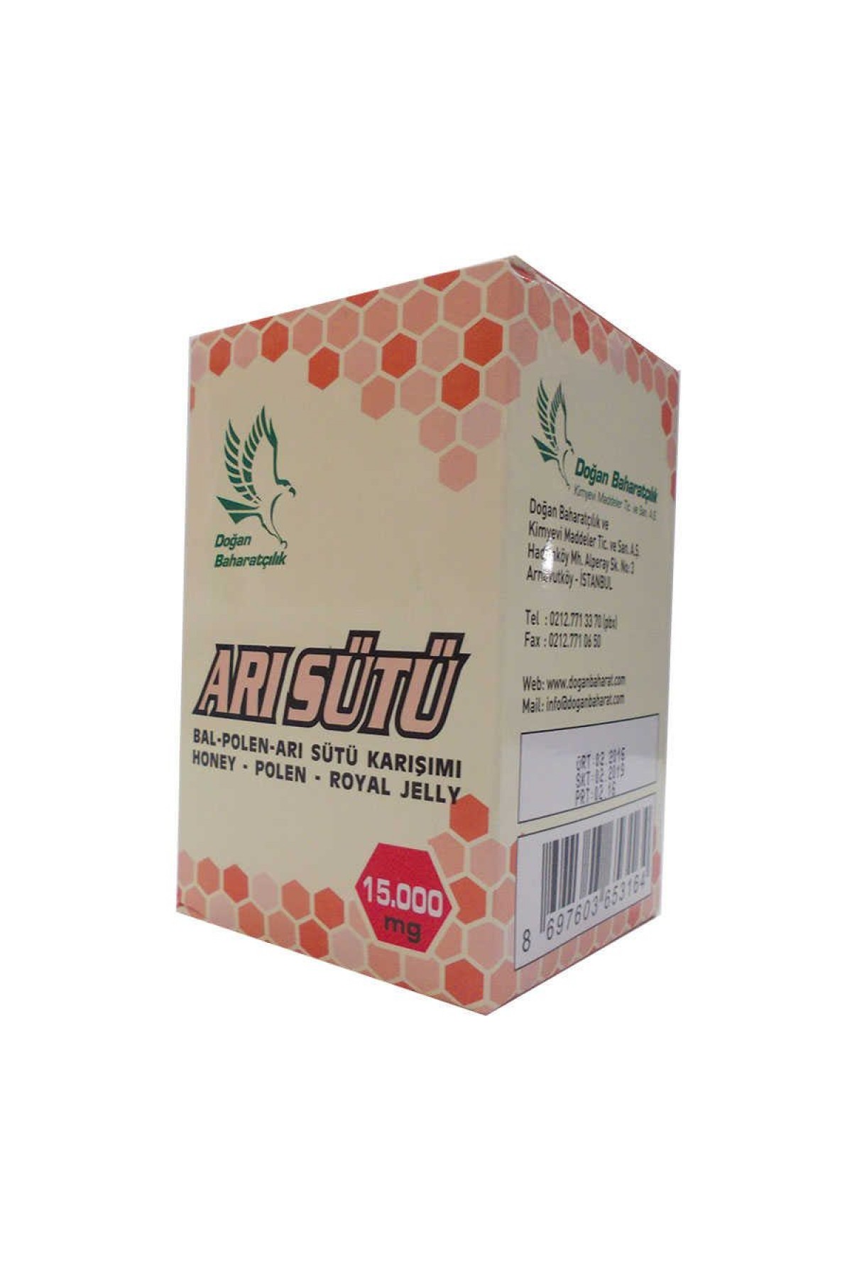 Lisinya214 Bal Polen Arı Sütü Karışımı Süper Doz 15000 Mg