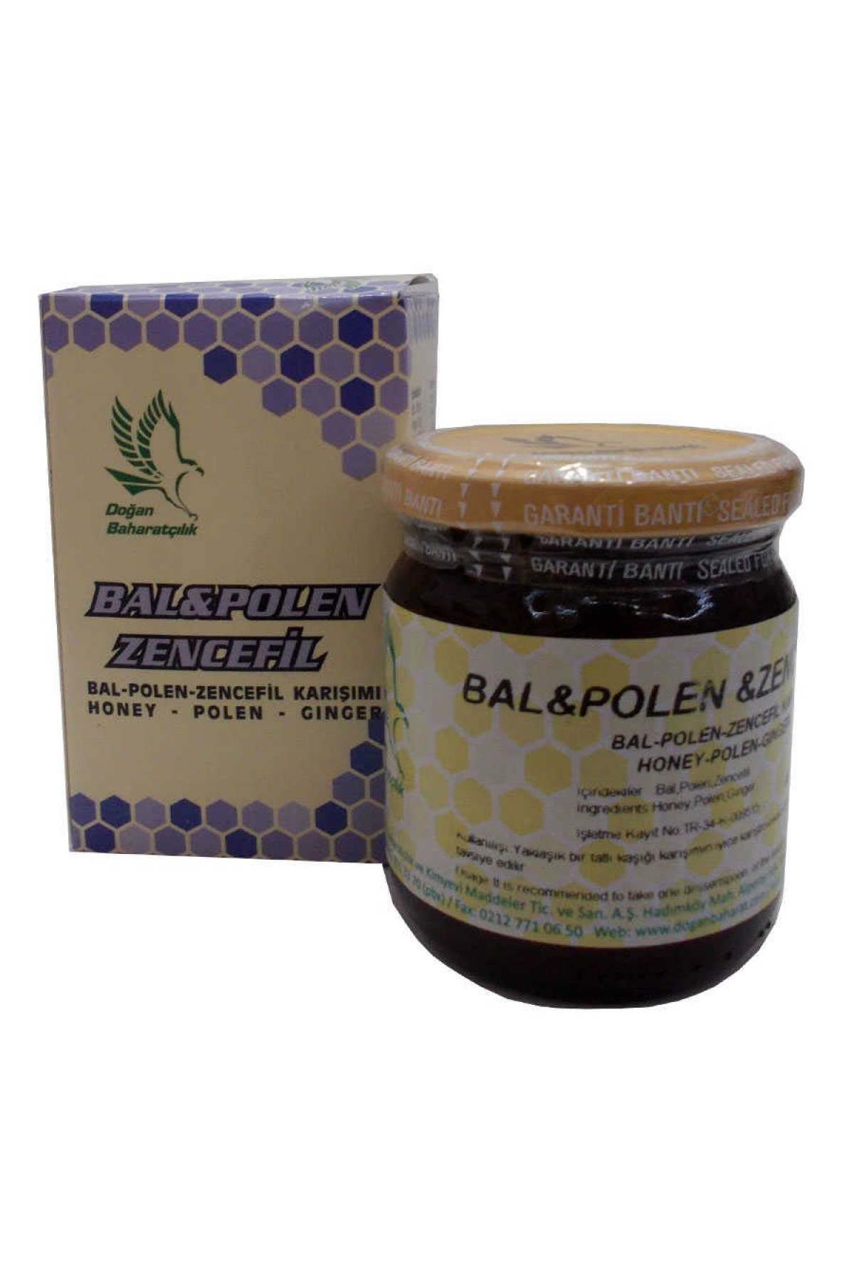 Lisinya214 Bal Polen Zencefil Karışımı 230 Gr
