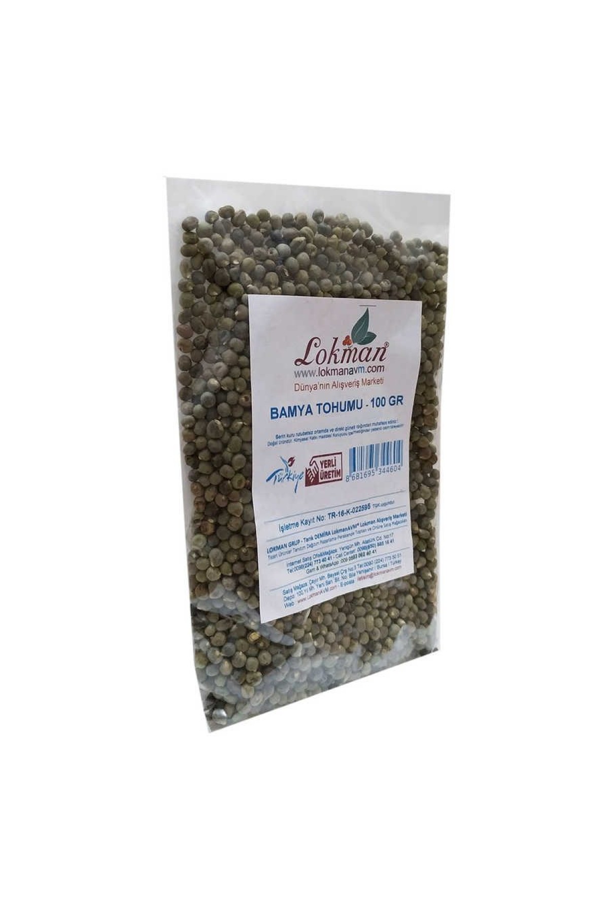 Lisinya214 Bamya Tohumu 100 Gr Paket