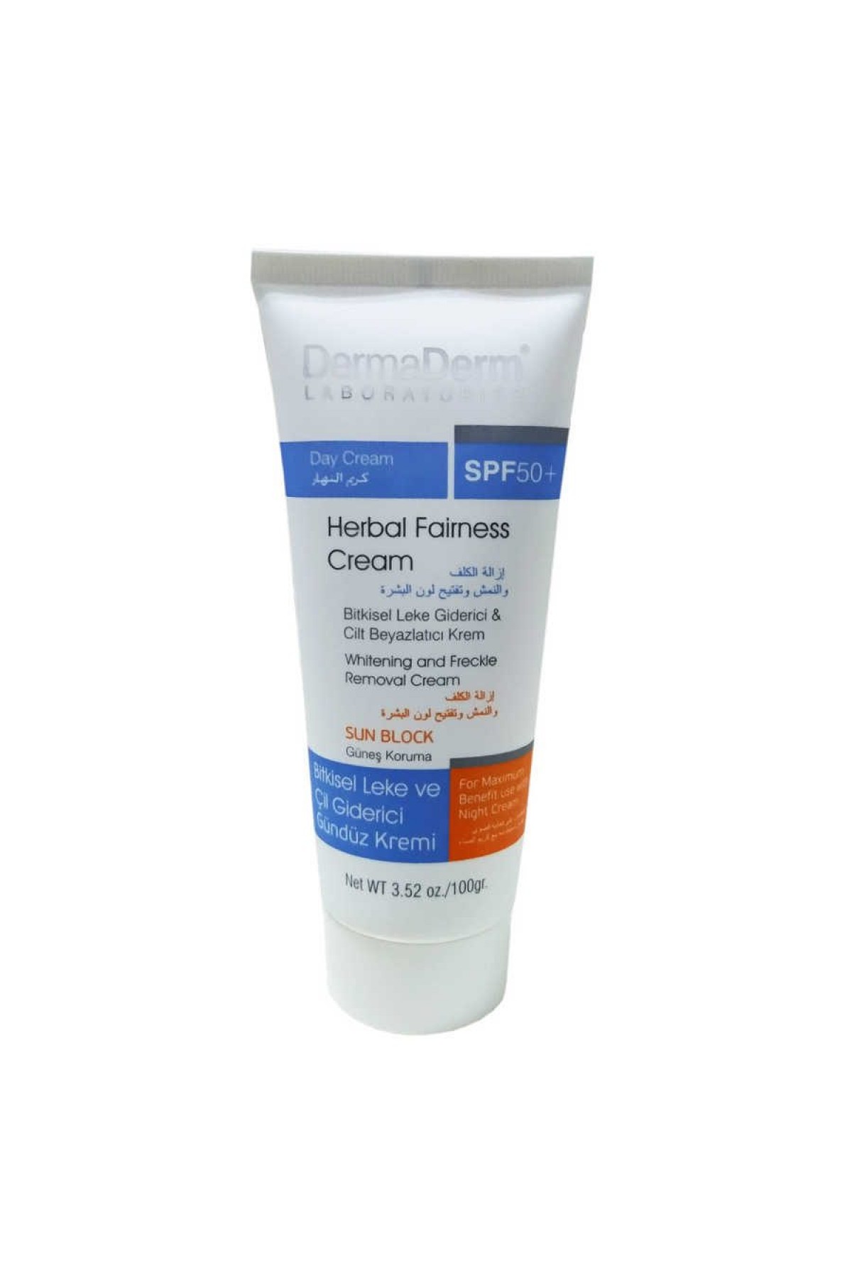 Lisinya214 Bitkisel Leke Giderici Cilt Beyazlatıcı Gündüz Kremi Güneş Koruma SPF 50+ 100 Gr